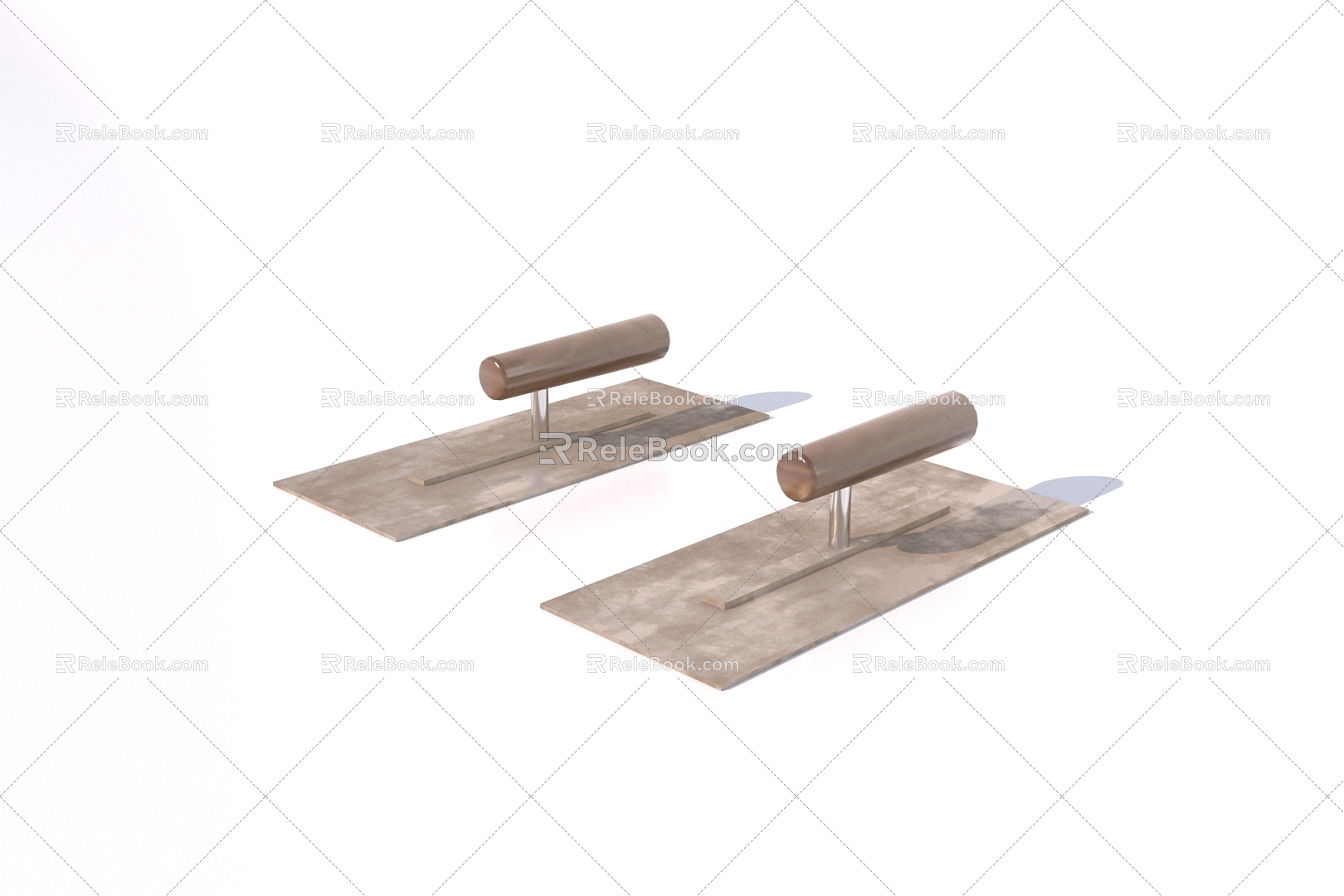 Site tools putty decoration tools 3d model