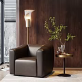 Modern single sofa 3d model