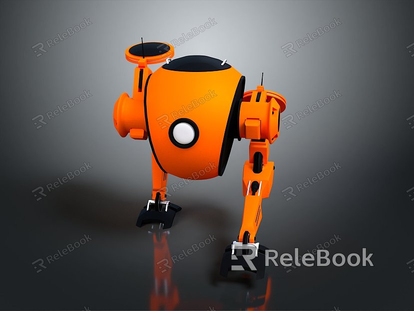 Robot Robot Assistant Small Robot Robot Butler Robot Butler Figure Game Figure model