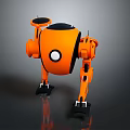 Robot Robot Assistant Small Robot Robot Butler Robot Butler Figure Game Figure 3d model