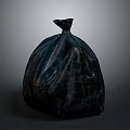 Strong Black Plastic Trash Bag For Daily Household Waste Disposal Use