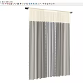 Gray Velvet Curtains With Pleated Top And Decorative Trim For Modern Interior