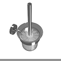 Durable Metal Hook With Transparent Cup Shaped Base And Side Mounting Component For Hanging