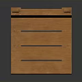 Simple Design Wooden Chair With Slatted Seat And Backrest For Home Furniture