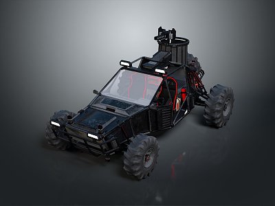 All Terrain Vehicle Toy Car Four-wheeler Beach Car Four-wheel Motorcycle Mountain Bike Off-road Mountain Bike 3d model