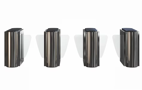 Access control gate subway gate office access control gate public equipment access control machine 3d model