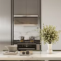 Modern Living Dining Area Interior With Floor to Ceiling Windows TV Wall and Natural View