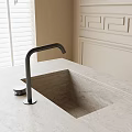 Modern wash basin faucet integrated basin 3d model