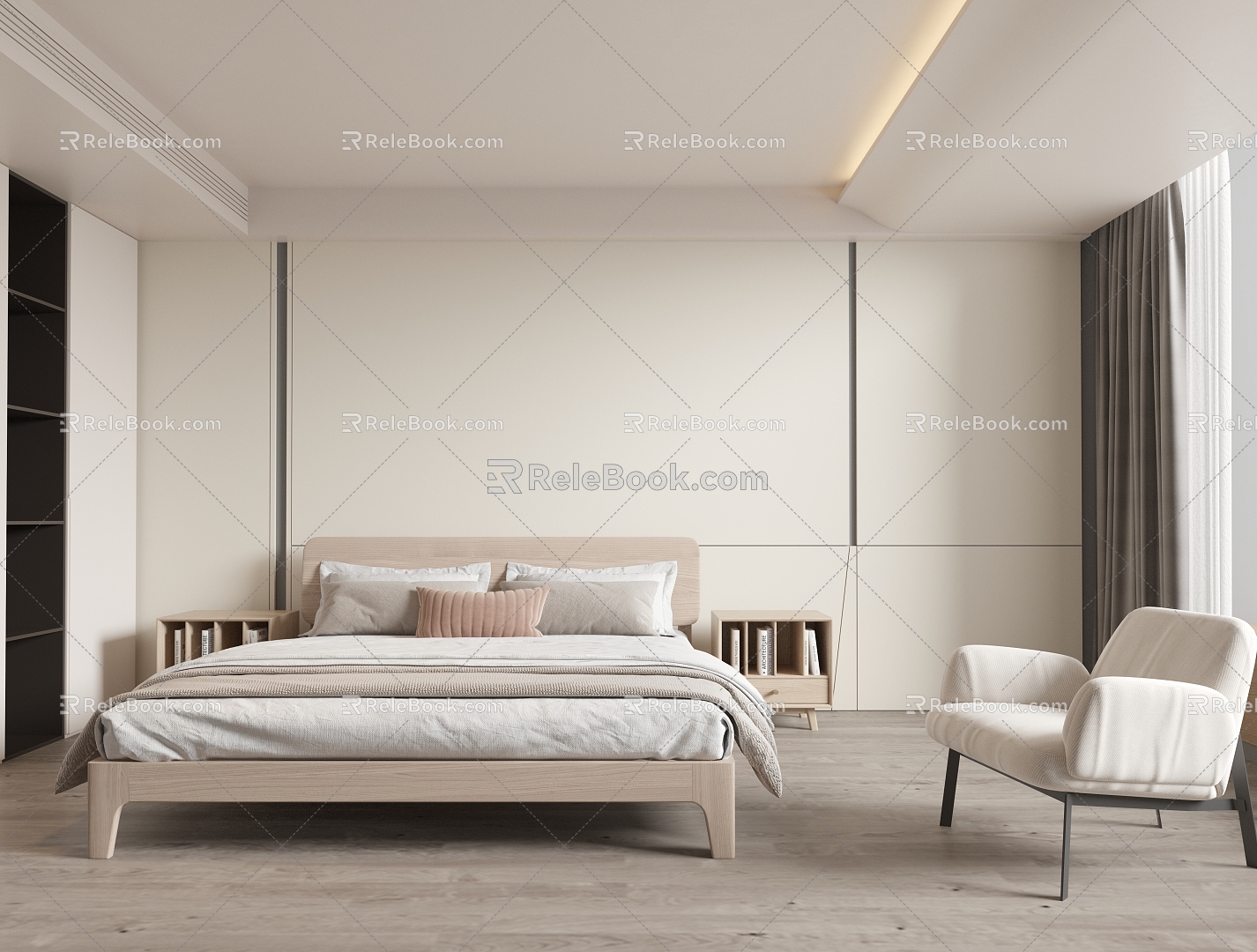 Modern Bedroom 3d model