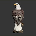 Modern Eagle Carving 3d model