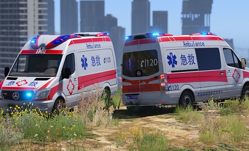 Mercedes-Benz Medical Ambulance 3d model