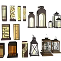 New Chinese Lawn Lamp Characteristic Landscape Garden Lamp Lawn Lamp Landscape Lamp 3d model