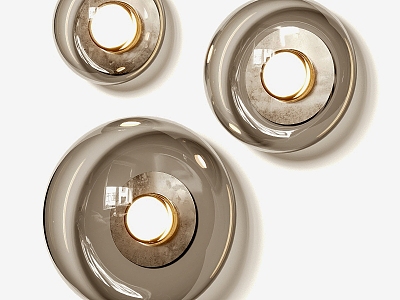 Italian Poliform wall lamp combination model