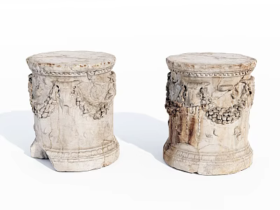 modern stone pier stone 3d model modern stone pier stone 3d model