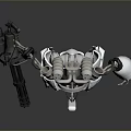 Mech Warrior Mech Soldier Machine Battlearm Mechanical Battlearm Machine Fighter Robot 3d model