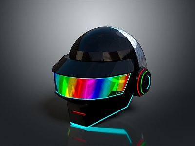 Sci-Fi Helmet Alien Helmet High Tech Helmet Game Helmet 3d model