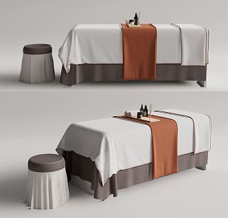 Modern massage bed 3d model