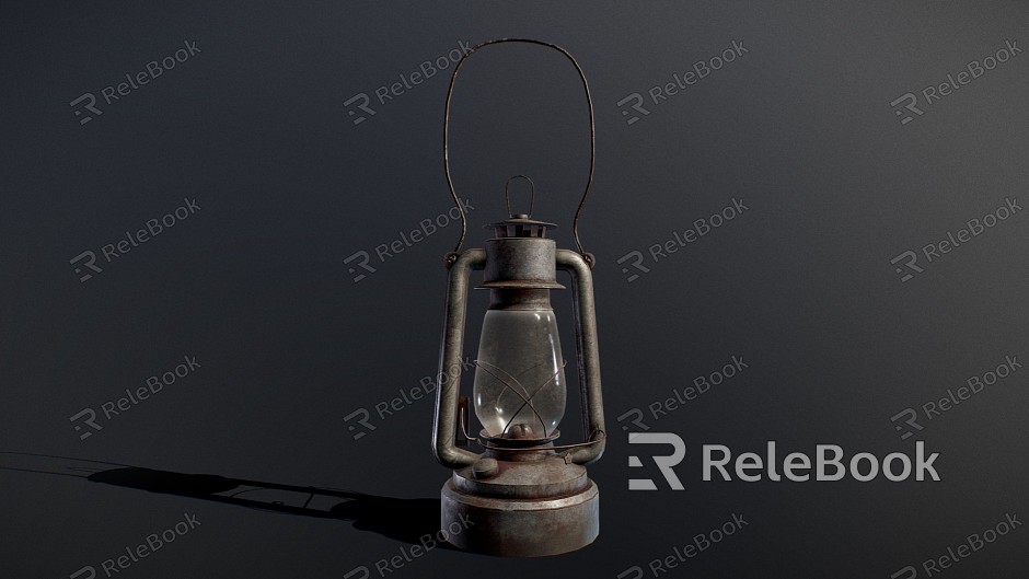 Industrial LOFT Kerosene Lamp Rusty Kerosene Lamp model