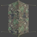 Game Camouflage tent 3d model