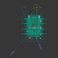 Industrial Factory Building With Metal Truss Roof Design And Supporting Structures