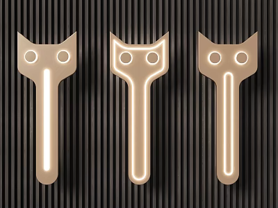 Light Luxury Wall Lamp 3d model