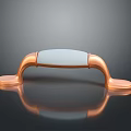 Copper Cabinet Handle With White Panel For Modern Stylish Furniture Hardware