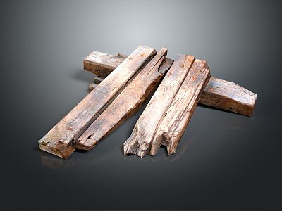 WOOD BOARD WOOD Crate Slats Broken Wooden Crate Wooden Box Bags 3d model