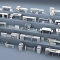 Various Entrance Gate Models Showcasing Diverse Architectural Designs And Styles