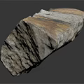 Textured Natural Stone And Wood Elements For Rustic Home Design Projects 3d model