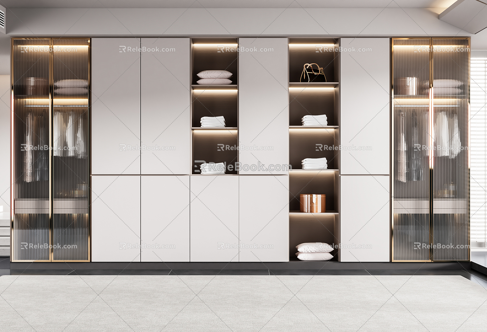 Modern wardrobe 3d model