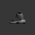 Gray High Top Everyday Casual Shoes With Laces Stitched Design And Durable Rubber Sole