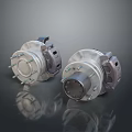 High Quality Car Brake Calipers With Metallic Surface And Bolt Components