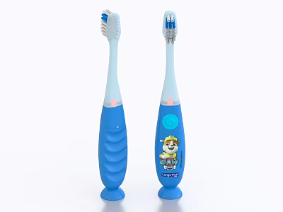 Electric toothbrush daily necessities toiletries children's toothbrush 3d model