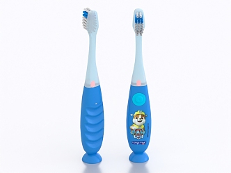 Electric toothbrush daily necessities toiletries children's toothbrush 3d model