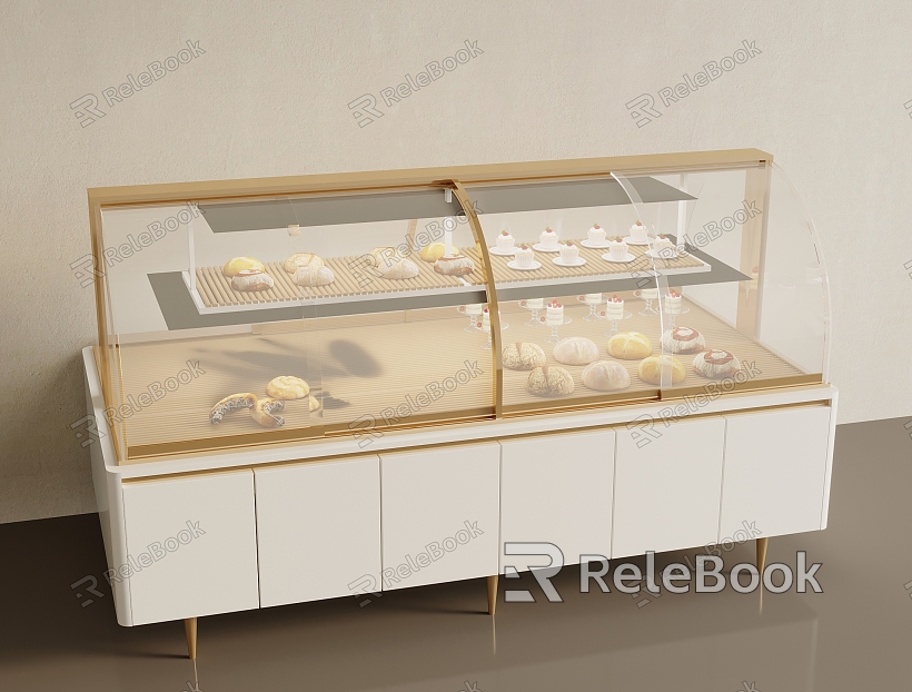 Dessert Cake Display Cabinet model