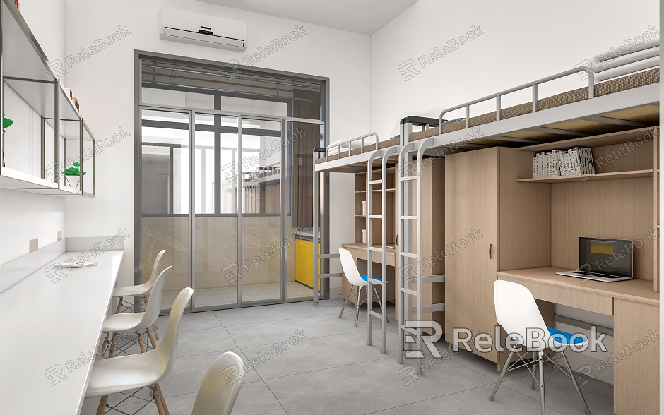 Dormitory Student Dormitory Worker Dormitory Upper and Lower Bed High and Low Bed School Dormitory model