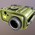 Green Tactical Binoculars With Rugged Design Large Lenses And Top Adjustment Knob