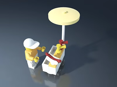 Doll ornaments 3d model