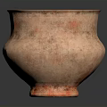 Handcrafted Terracotta Sculpture Carving with Textured Surface and Elegant Base