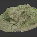 Natural Stone Specimen Featuring Rough Surface Intricate Hole Structure And Textural Details 3d model