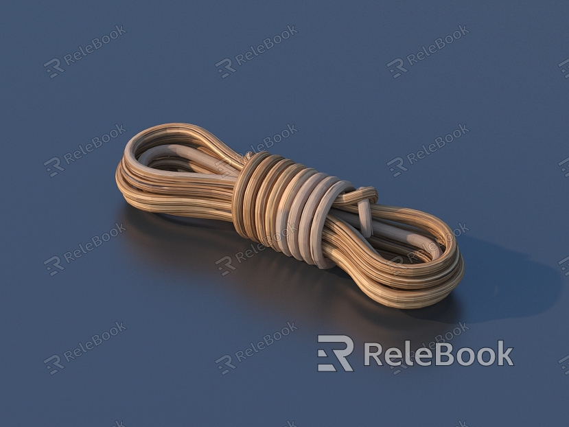 Rope knot hemp rope daily necessities model