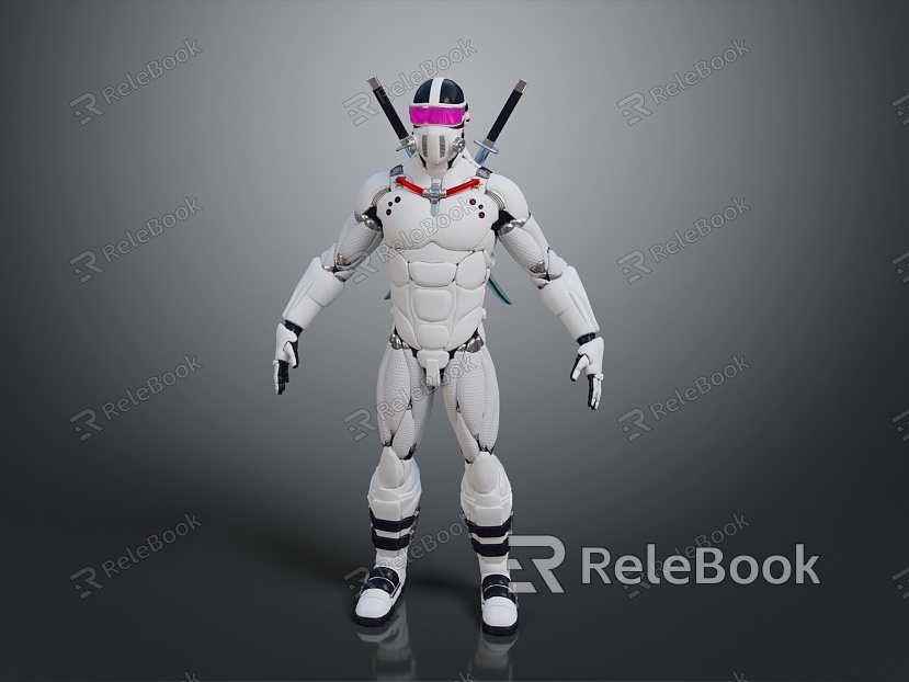 Science Fiction Warrior Future Warrior Next Generation Warrior Super Soldier Magic Warrior Super Soldier Science Fiction Soldier model