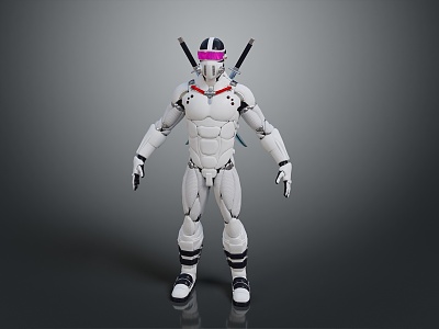 Science Fiction Warrior Future Warrior Next Generation Warrior Super Soldier Magic Warrior Super Soldier Science Fiction Soldier 3d model