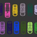 Diverse Array Of Different Car Models Featuring Sedans SUVs And Commercial Vans
