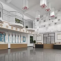 Ethnic Unity Themed Service Hall Interior Design With Cultural Elements