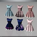 Stylish Women's Dresses in Various Colors with Polka Dots Stripes and Floral Patterns
