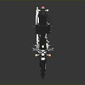 Vintage Black Motorcycle Featuring Classic Design Chrome Accents Rear Rack And Headlight