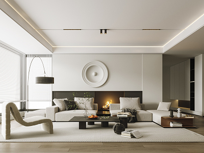 modern living room model