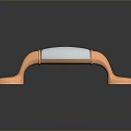 Copper Cabinet Handle With White Panel For Modern Stylish Furniture Hardware