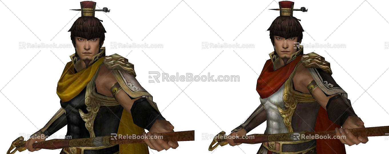 Modern Game Character Three Kingdoms Unparalleled Character Man model